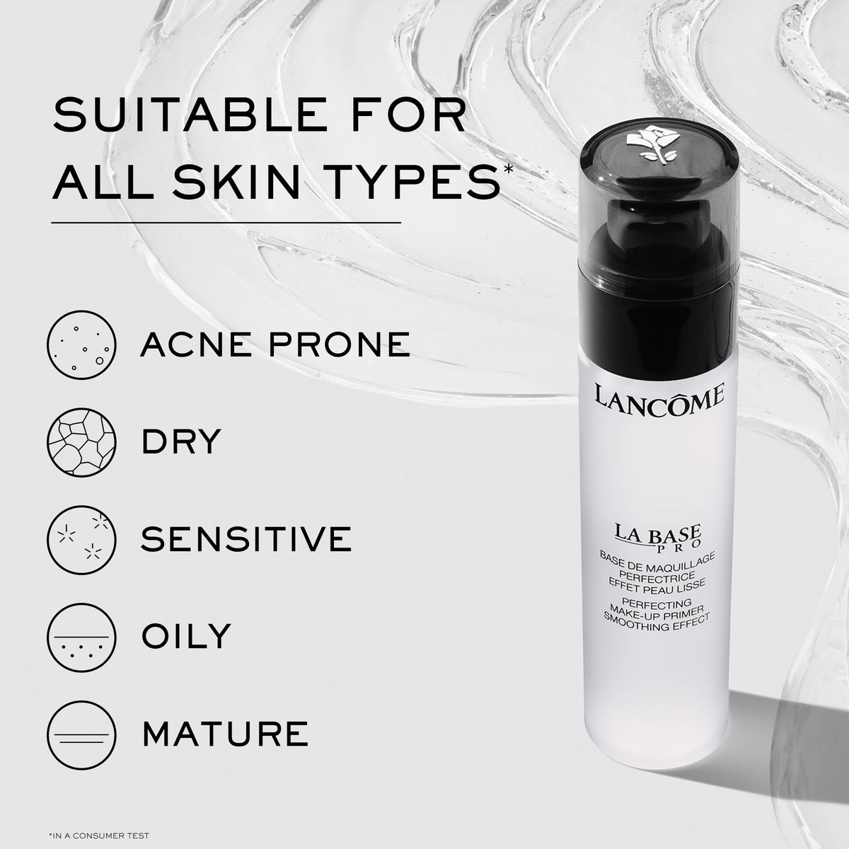 Lancôme La Base Pro Primer application on skin