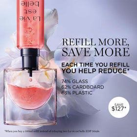 Lancôme La Vie Est Belle Eau de Parfum spray application