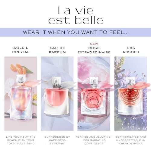 Lancôme La Vie Est Belle Eau de Parfum with a light reflection