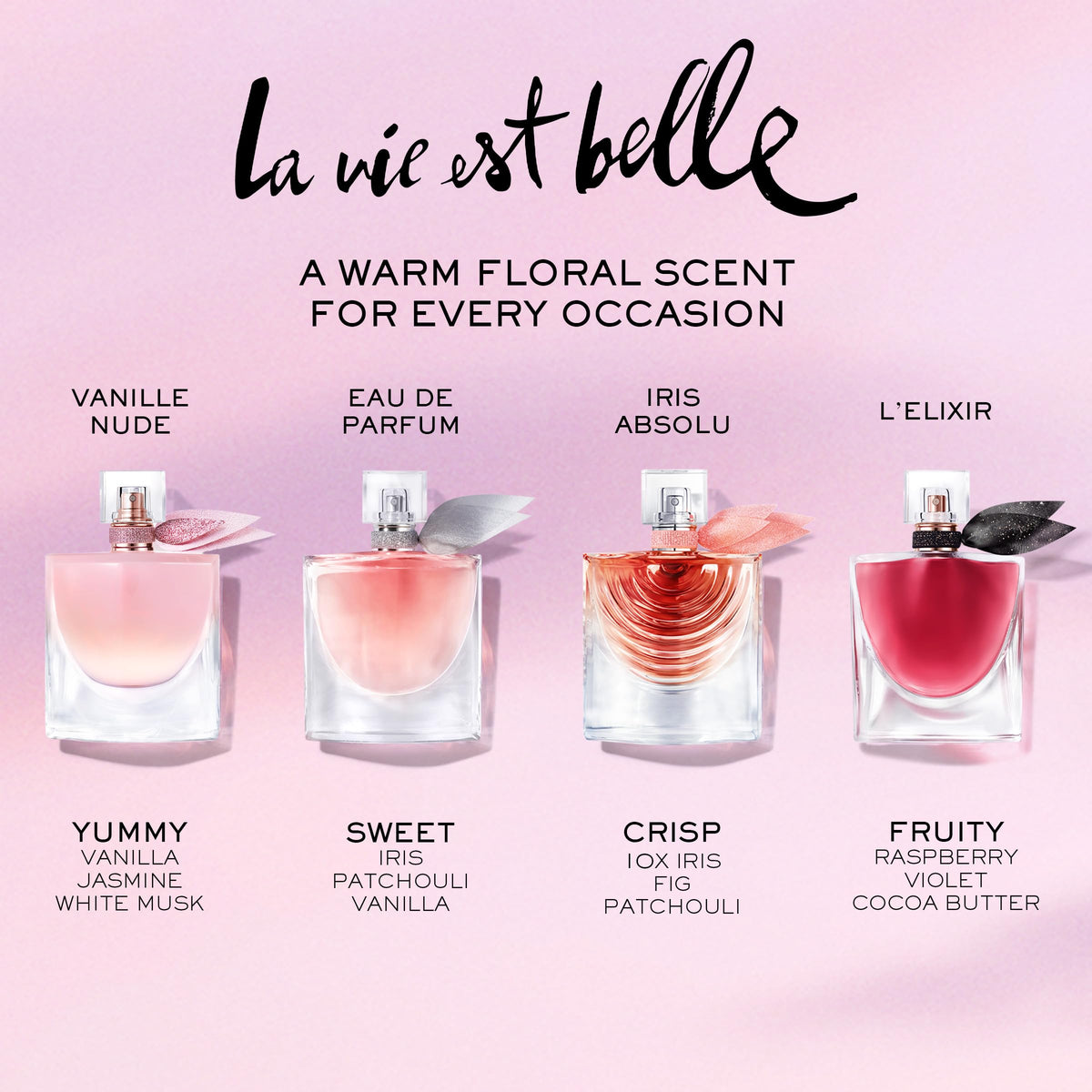 Lancôme La Vie Est Belle Rose Extraordinaire Eau de Parfum bottle and cap