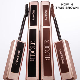 Lancôme Lash Idôle Mascara on vanity with other makeup
