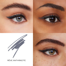 Lancôme Le Stylo Waterproof Eyeliner Pencil 08 Reve Anthracite swatch on skin