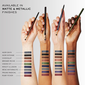 Lancôme Le Stylo Waterproof Eyeliner Pencil 10 Ruby Fever swatch on skin