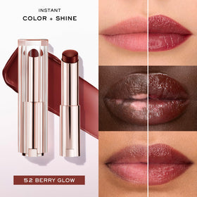 Lancôme Lip Idôle ButterGlow Hydrating Lip Balm 52 Berry Glow with applicator