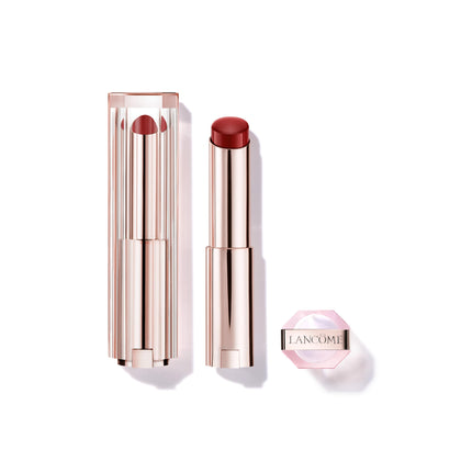 Lancôme Lip Idôle ButterGlow Hydrating Lip Balm front view with Cheeky Cherry shade