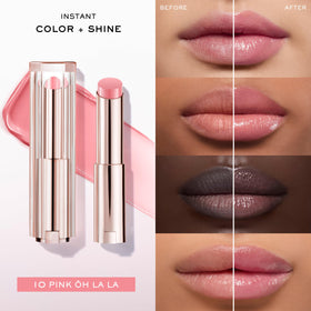 Lancôme Lip Idôle ButterGlow Hydrating Lip Balm swatch on skin