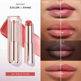 Lancôme Lip Idôle ButterGlow Hydrating Lip Balm swatch on skin