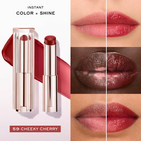 Lancôme Lip Idôle ButterGlow Hydrating Lip Balm texture close-up