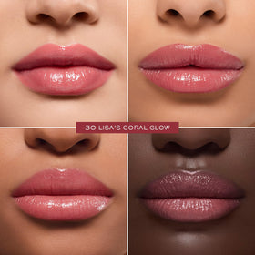 Lancôme Lip Idôle ButterGlow Hydrating Lip Balm texture on fingertip