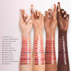 Lancôme Lip Idôle ButterGlow Hydrating Lip Balm with other beauty products