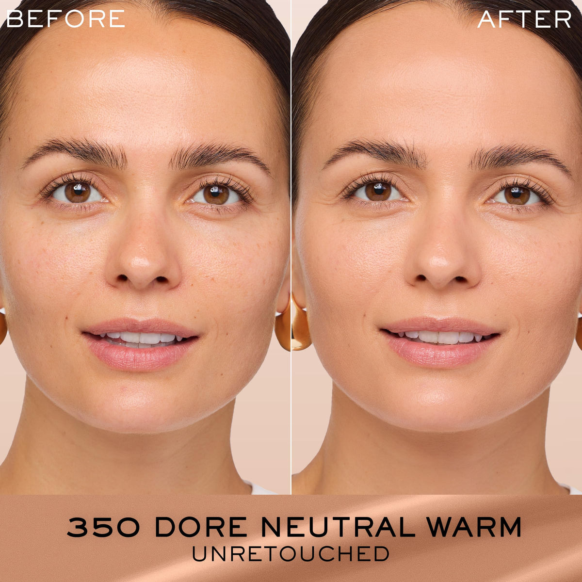 Lancôme Renergie Lift Foundation SPF 27 350 texture on skin