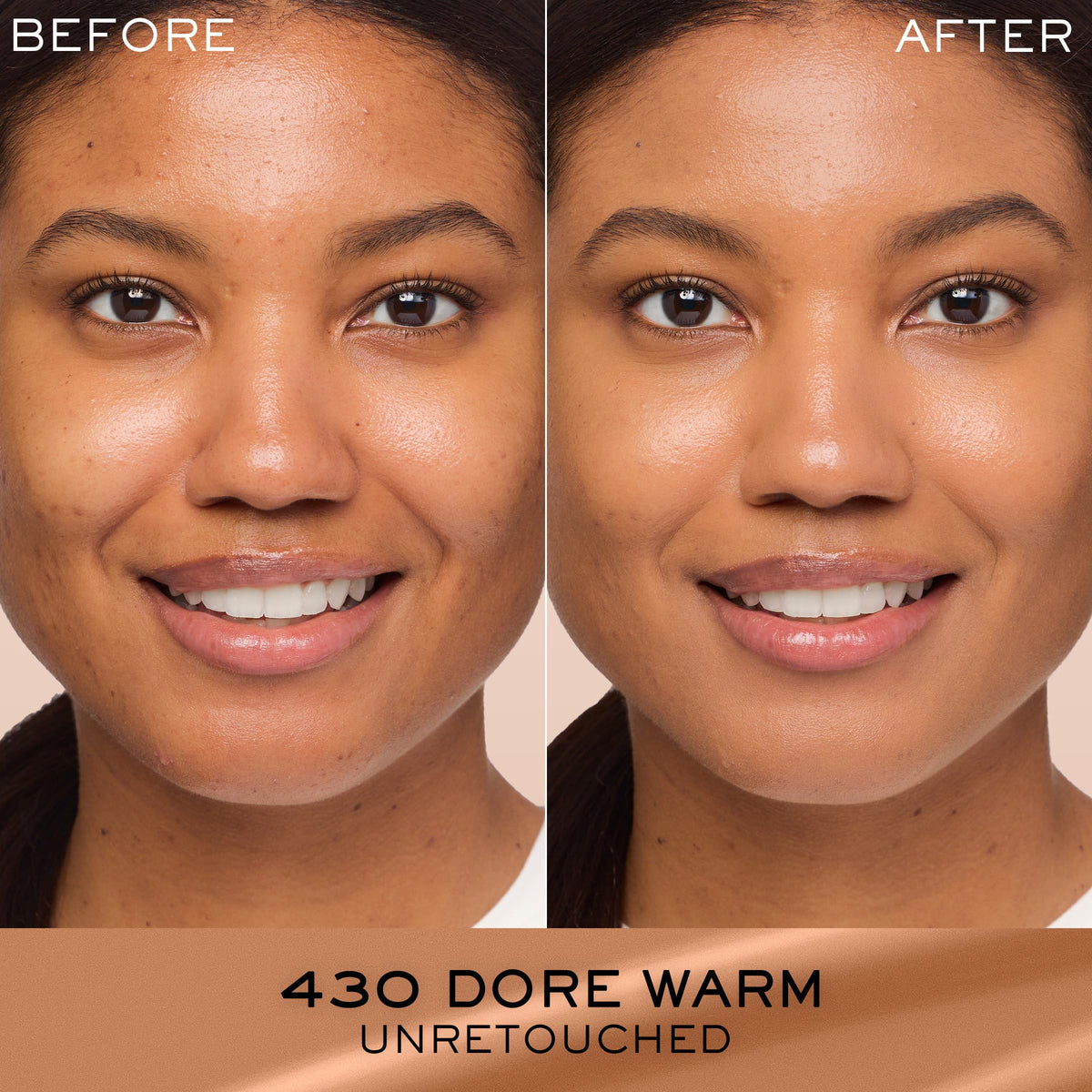 Lancôme Renergie Lift Hydrating Foundation SPF 27 - 430 bottle side view