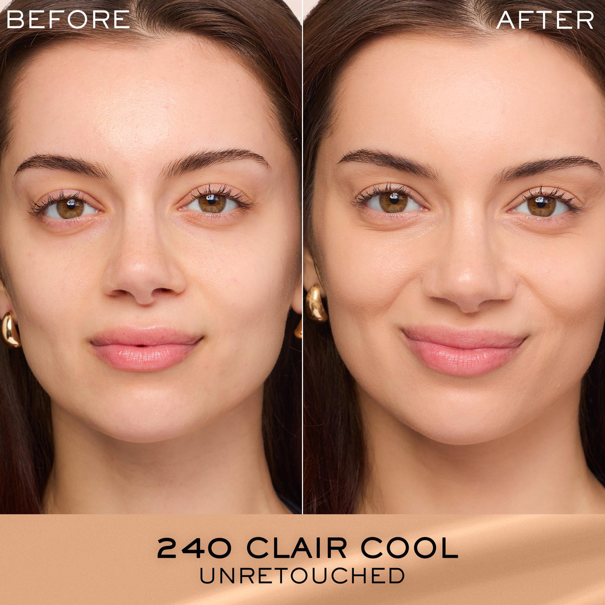 Lancôme Renergie Lift Hydrating Foundation SPF 27 texture on skin