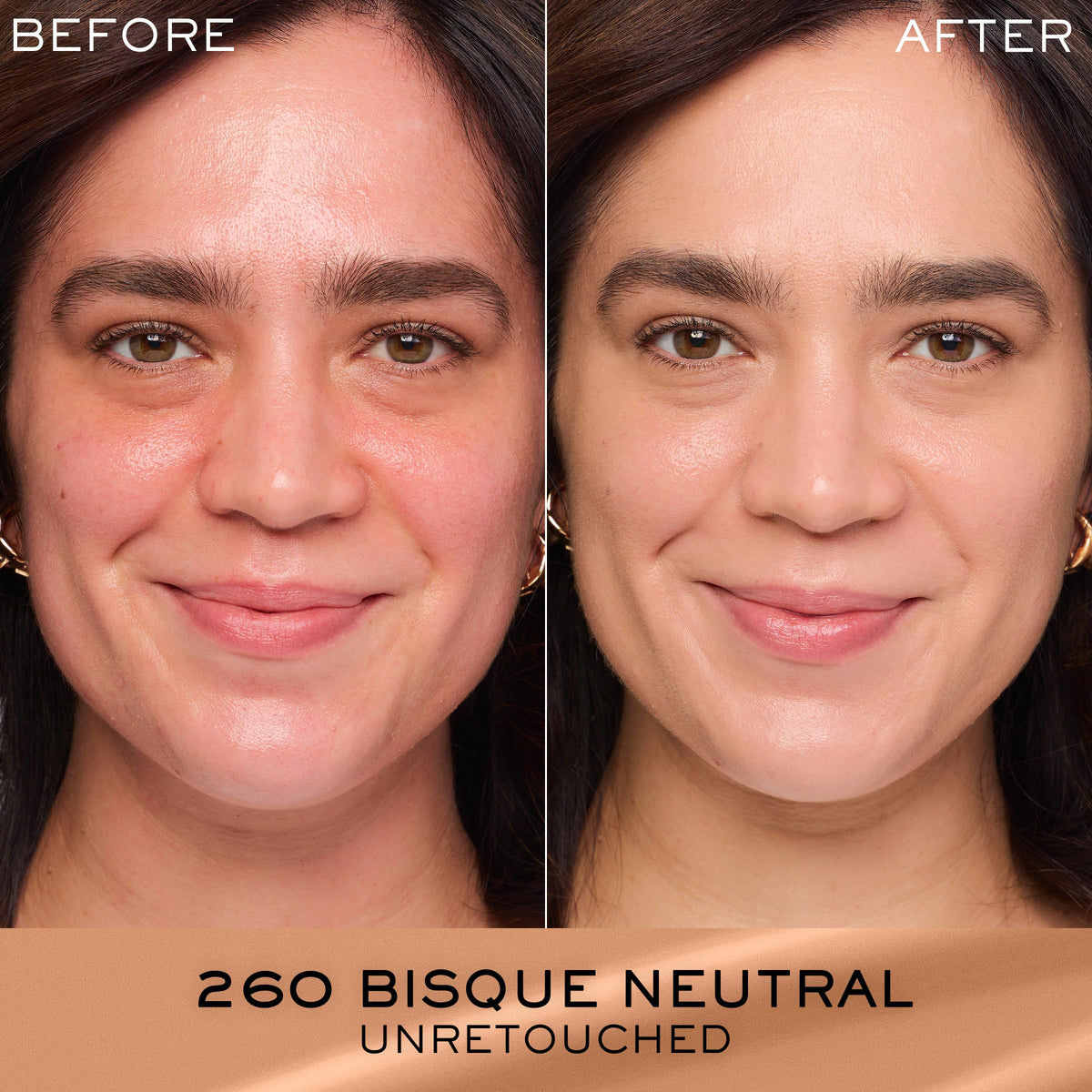 Lancôme Renergie Lift Hydrating Foundation SPF 27 texture on skin