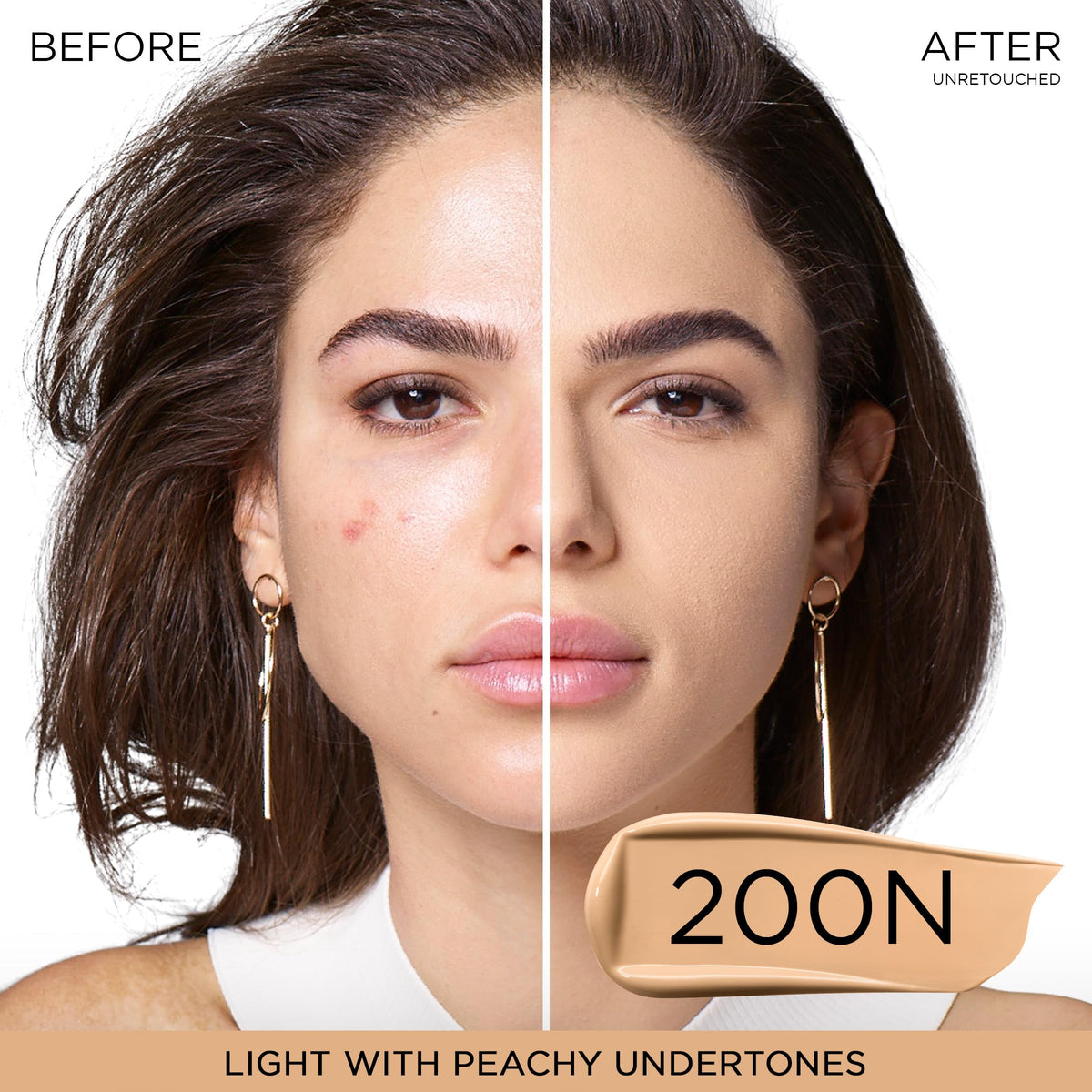Lancôme Teint Idole Ultra Wear Foundation 200N bottle with cap