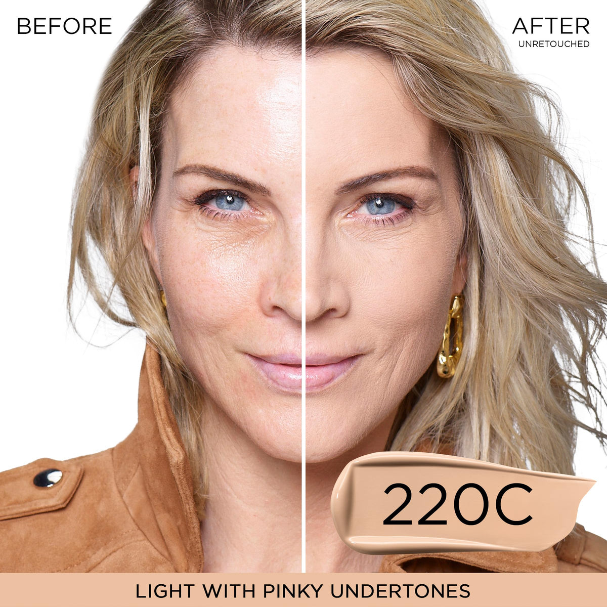 Lancôme Teint Idole Ultra Wear Foundation 220C bottle close-up