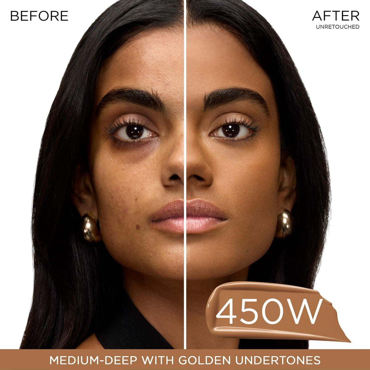 Lancôme Teint Idole Ultra Wear Foundation 450W bottle side view
