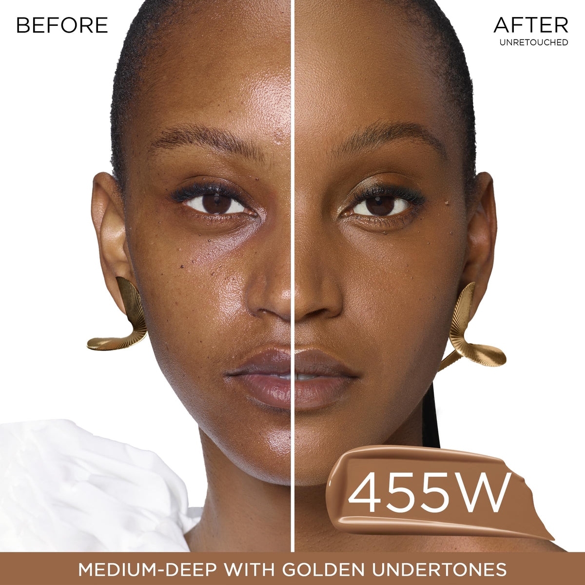 Lancôme Teint Idole Ultra Wear Foundation 455W bottle with cap