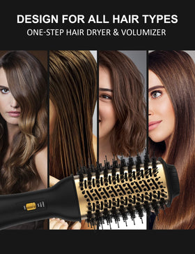 LANDOT Hair Blow Dryer Brush 60mm in lifestyle setting