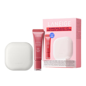 LANEIGE Blurred Skin & Glowy Lips Set front view with Neo Blurring Powder and Glaze Craze Tinted Lip Serum