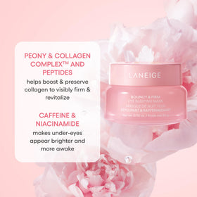 LANEIGE Bouncy & Firm Eye Sleeping Mask in a skincare routine