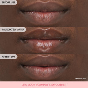 LANEIGE Bouncy & Firm Lip application on lips