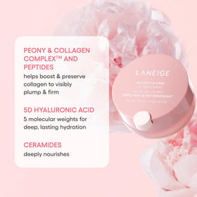 LANEIGE Bouncy & Firm Lip opened with product visible