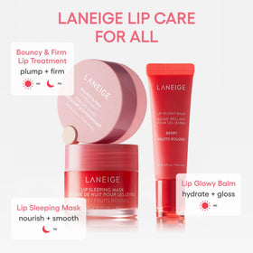 LANEIGE Bouncy & Firm Lip showing ingredients