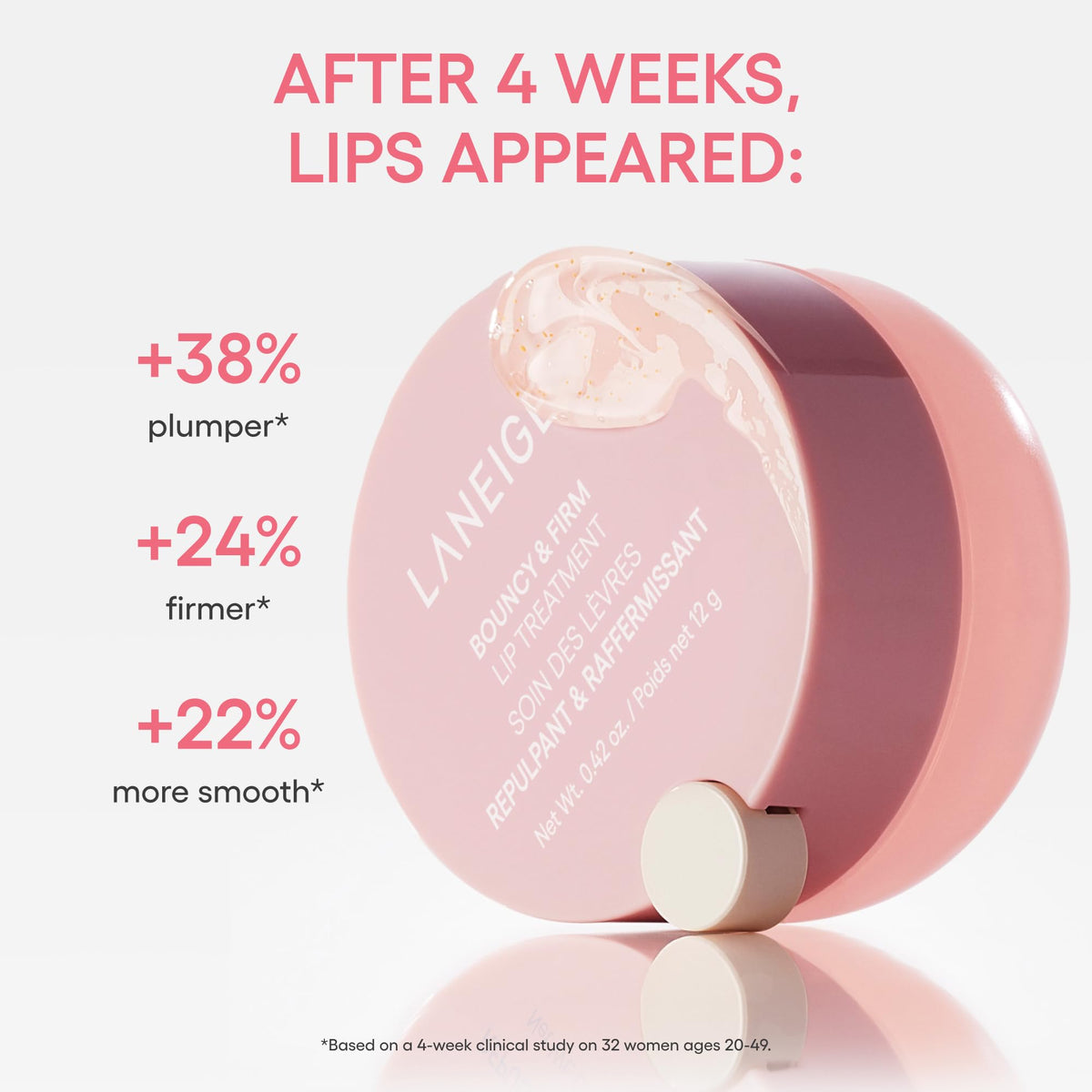 LANEIGE Bouncy & Firm Lip with Peony & Collagen Complex