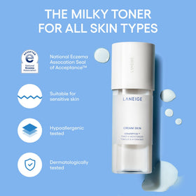LANEIGE Cream Skin Toner Mini Mist Spray side view