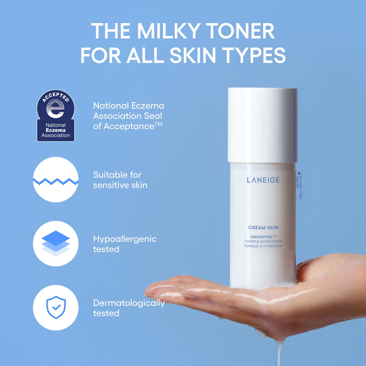 LANEIGE Cream Skin Toner packaging details
