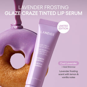 LANEIGE Glaze Craze Tinted Lip Serum Lavender Frosting packaging