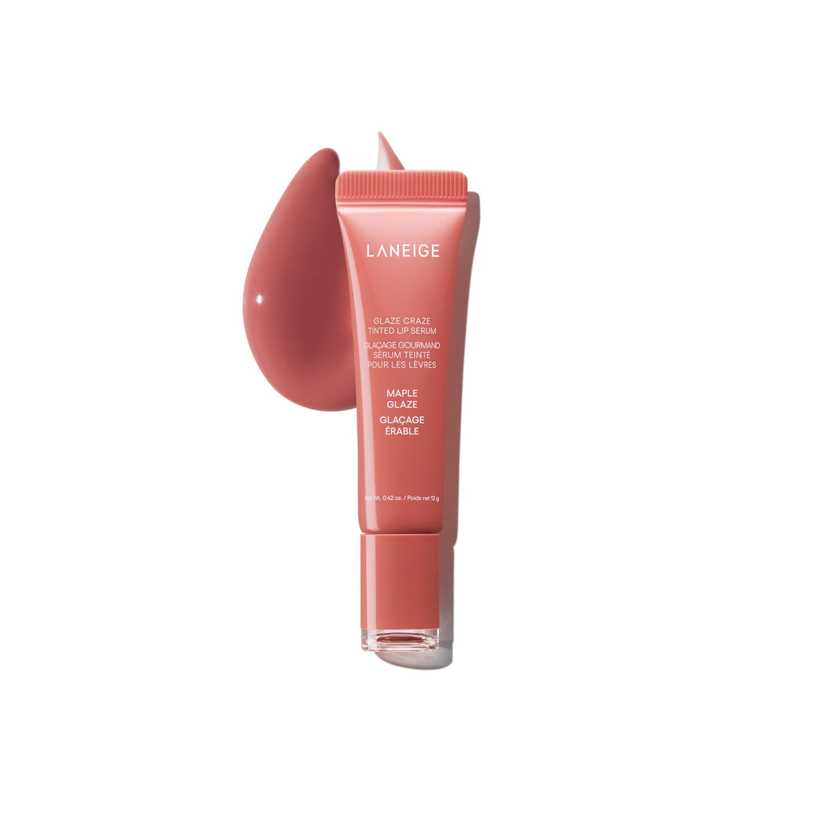 LANEIGE Glaze Craze Tinted Lip Serum Maple Glaze front view