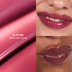 LANEIGE JuicePop Box Lip Tint DJ Plum with doe foot applicator