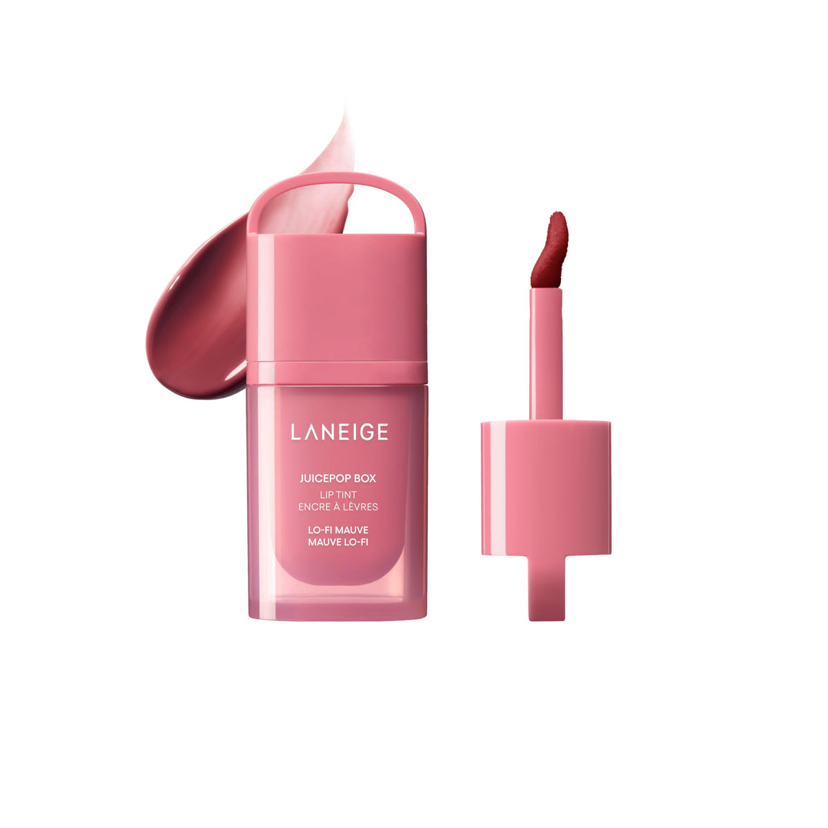 LANEIGE JuicePop Box Lip Tint Lo-Fi Mauve front view