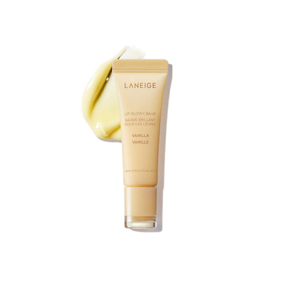 LANEIGE Lip Glowy Balm Berry front view with tube design