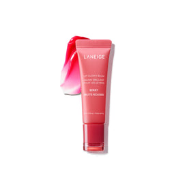 LANEIGE Lip Glowy Balm Berry front view with tube design