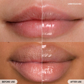 LANEIGE Lip Glowy Balm Matcha Bubble Tea packaging