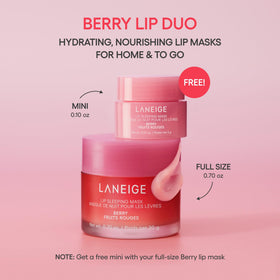 LANEIGE Lip Sleeping Mask Berry Duo packaging