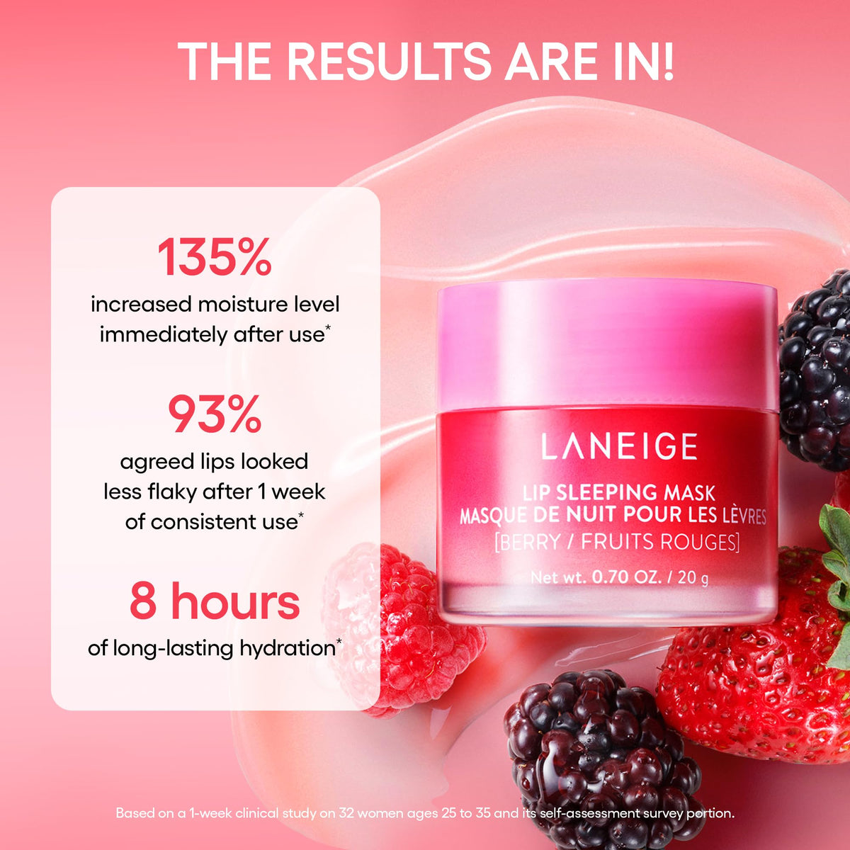 LANEIGE Lip Sleeping Mask Berry in jar