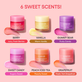LANEIGE Lip Sleeping Mask Strawberry Shortcake open jar
