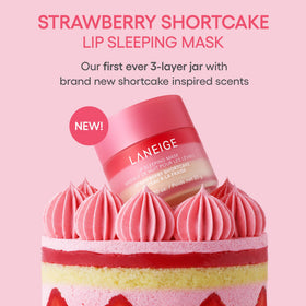 LANEIGE Lip Sleeping Mask Strawberry Shortcake packaging