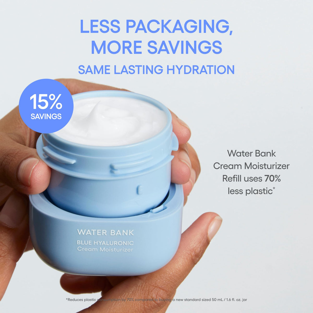 LANEIGE Water Bank Blue Hyaluronic Acid Cream lifestyle scene