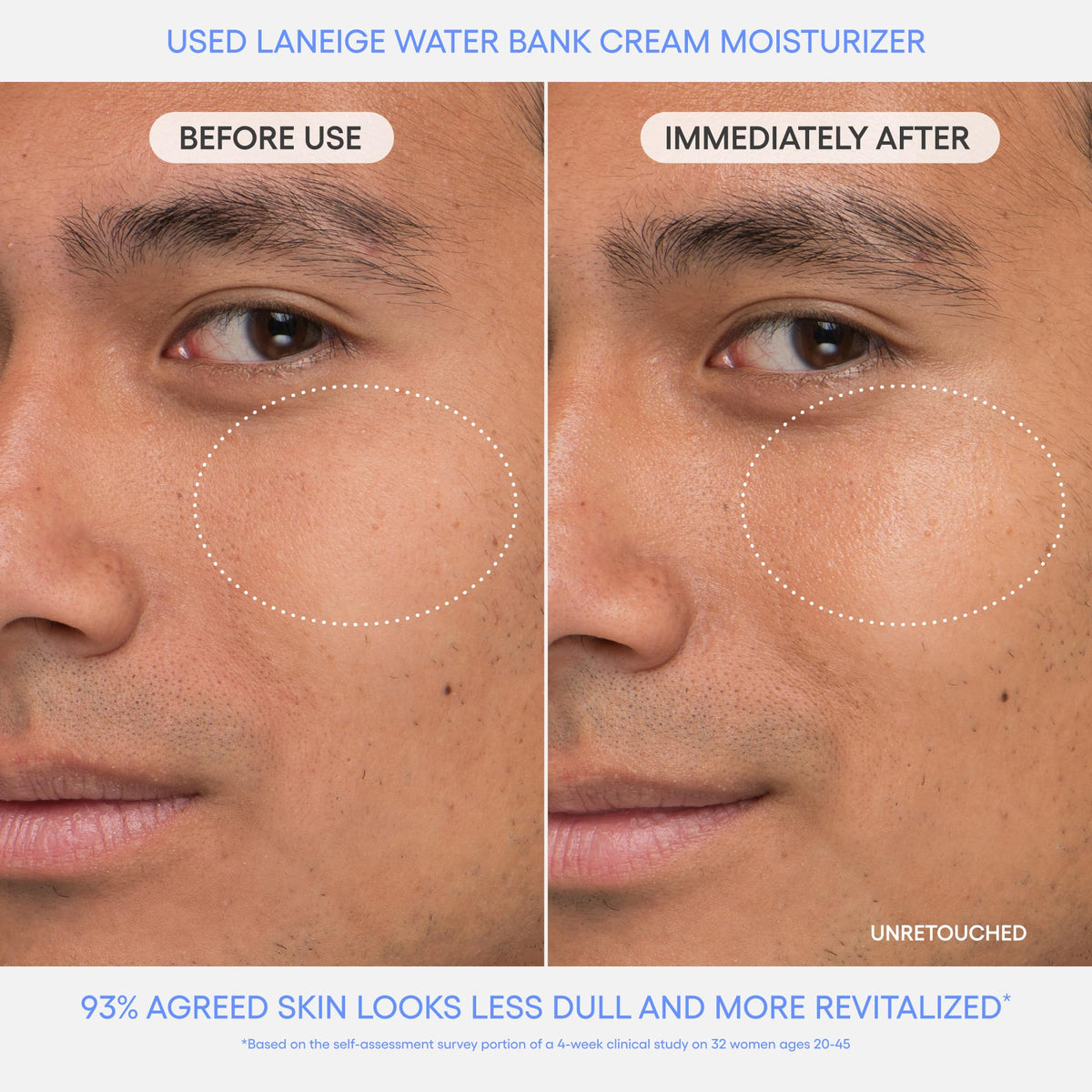 LANEIGE Water Bank Blue Hyaluronic Acid Cream refillable pod