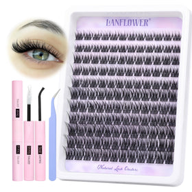 LANFLOWER Natural Lash Extension Kit packaging front view