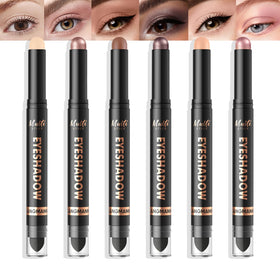 LANGMANNI Dual-Ended Eyeshadow Stick Set front view with 6 shades