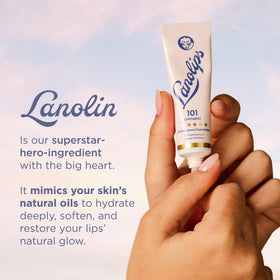 Lanolips 101 Multipurpose Ointment Duo on dry skin patch