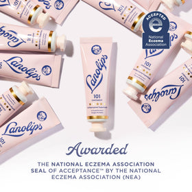 Lanolips 101 Multipurpose Ointment Duo tubes on a countertop