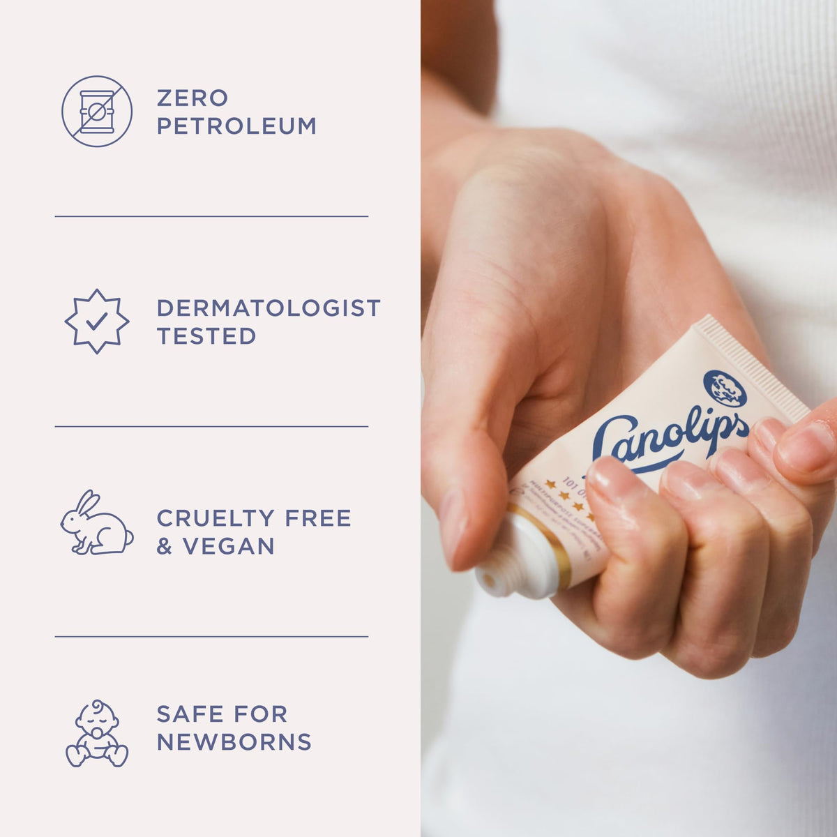 Lanolips 101 Multipurpose Ointment on cuticles