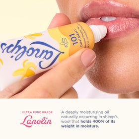 Lanolips 101 Ointment Banana Cream Pie texture close-up